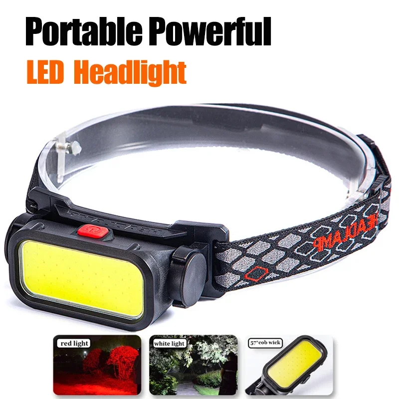 

Фонарь налобный KDULIT с COB матрицей, аккумулятором 18650 и зарядкой от USB, 4 режима