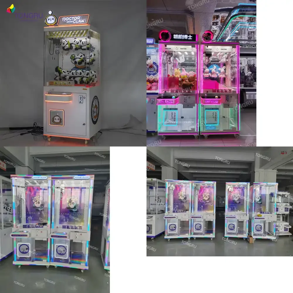 

Игровой автомат-кран с монетоприемником, полностью прозрачный, настраиваемый, для ловли закусок и плюшевых игрушек с эксклюзивным сюрпризом