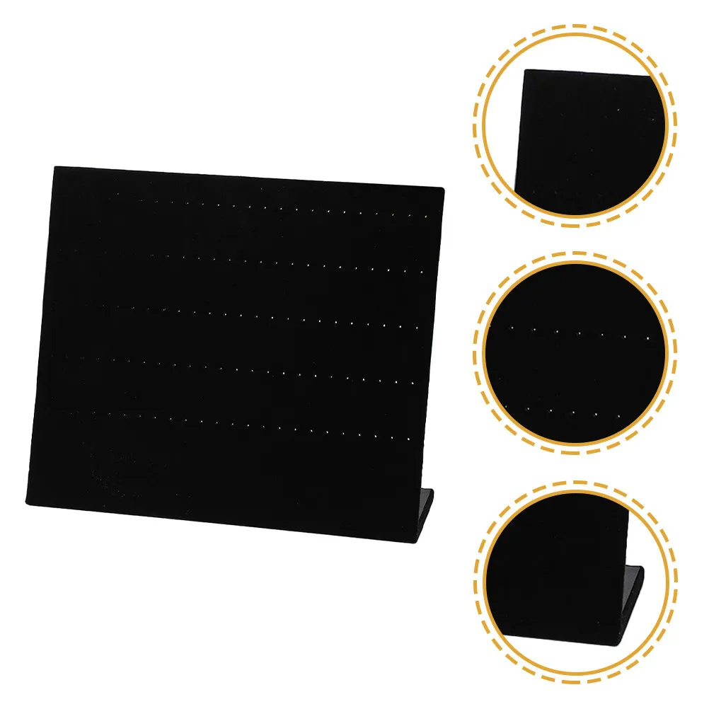 

Jewelry Earring Holder Organizer Display Stand Compact Desktop Rack for Studs and Danglers Ear Accessories Storage