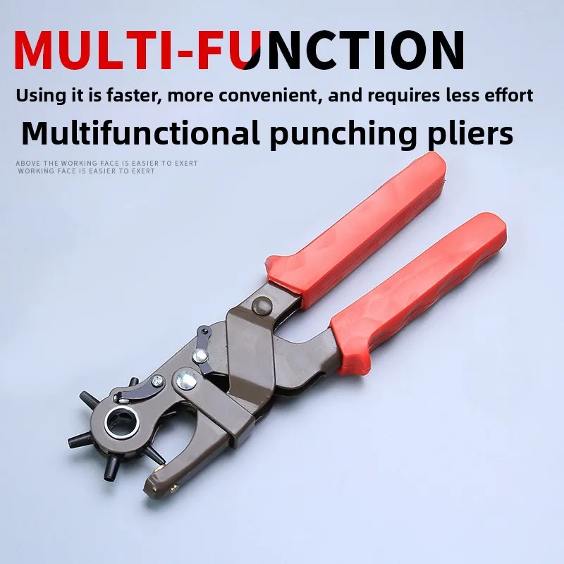 

Многофункциональные перфораторы для ремней, усиленные, экономящие усилия, для пробивания отверстий в ремнях, лентах, часовых ремешках