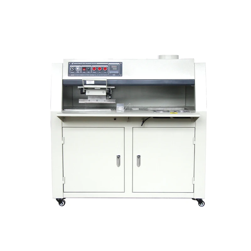 

Zhengbang Soldering Spot Full Semi-auto Dip Welding Machine ZB3525BG With Manipulator For PCB Welding