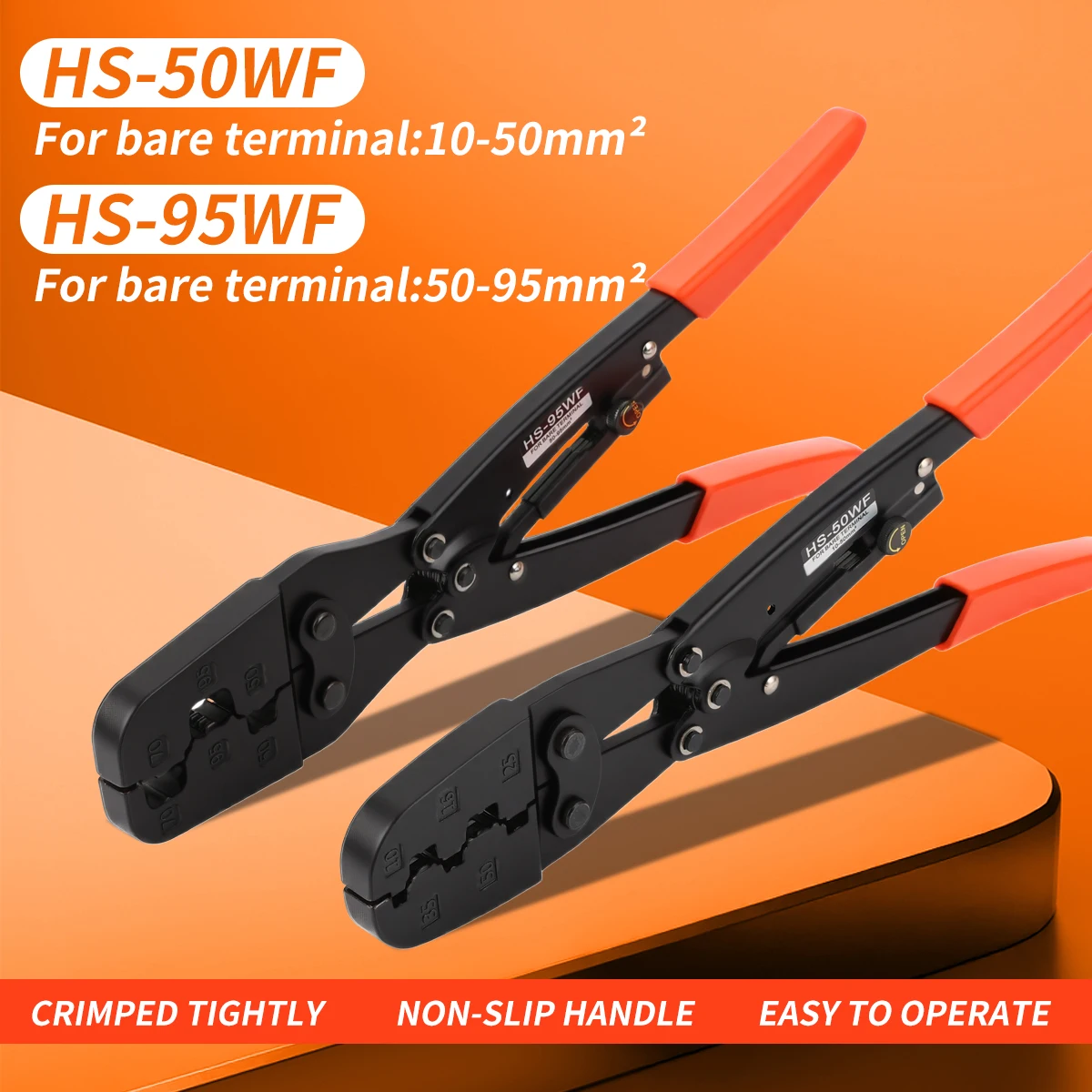 2026 Best Ratchet Terminal Crimping Pliers Tools Large Size Tube Terminal Crimping Pliers Electrical Crimping Tool HS-50WF/95WF