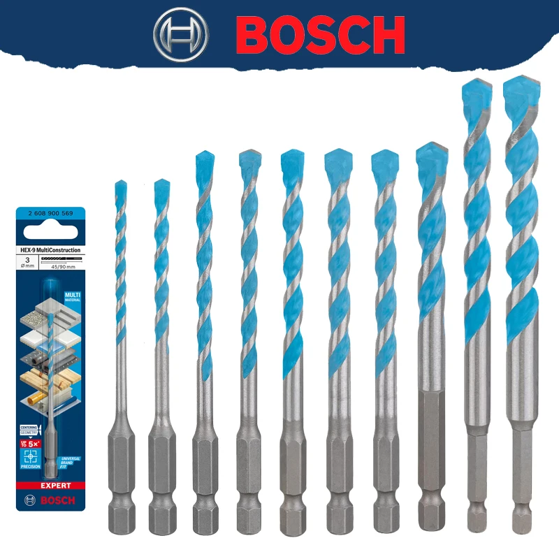 BOSCH EXPERT HEX-9 مثقاب متعدد البناء للبلاط الناعم الخرساني مثقاب تويست عالي الصلابة 2608900569 2608900574 #1