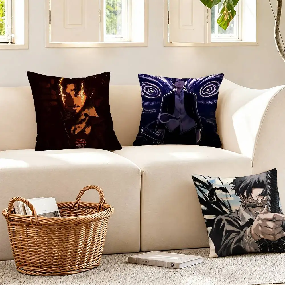 

K-Kagurabachi S-Seiichi S-Samura Printing Pillowcases Cushion Cover Pillow Covers Home Decoration Square Multi-Size