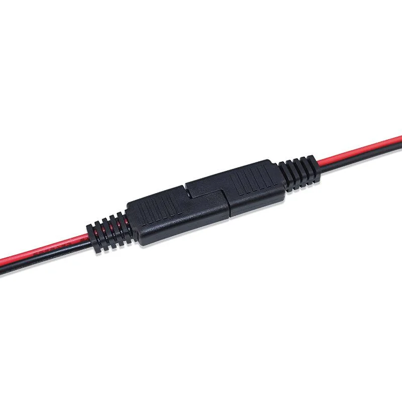 2PCS SAE Car Battery Extension Wire 18AWG 15CM Length DC Power Automotive DIY Connector Cables Solar Cell Connection Transfer