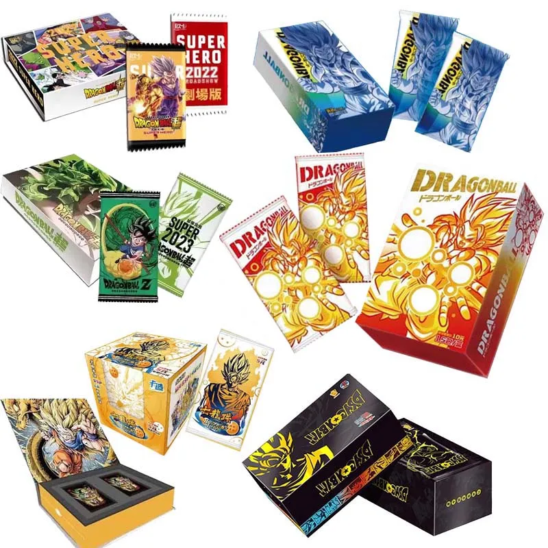 Dragon Ball Cards 24 BOX Japanese Anime Collection Cards Son Goku Bronzing SP SSR Gold Card Edition Anime Character Cards