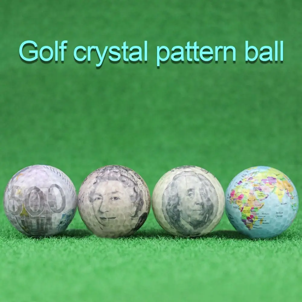 High Quality Beginner Print Pattern Practice Ball Training Tool Outdoor Indoor Golf Ball