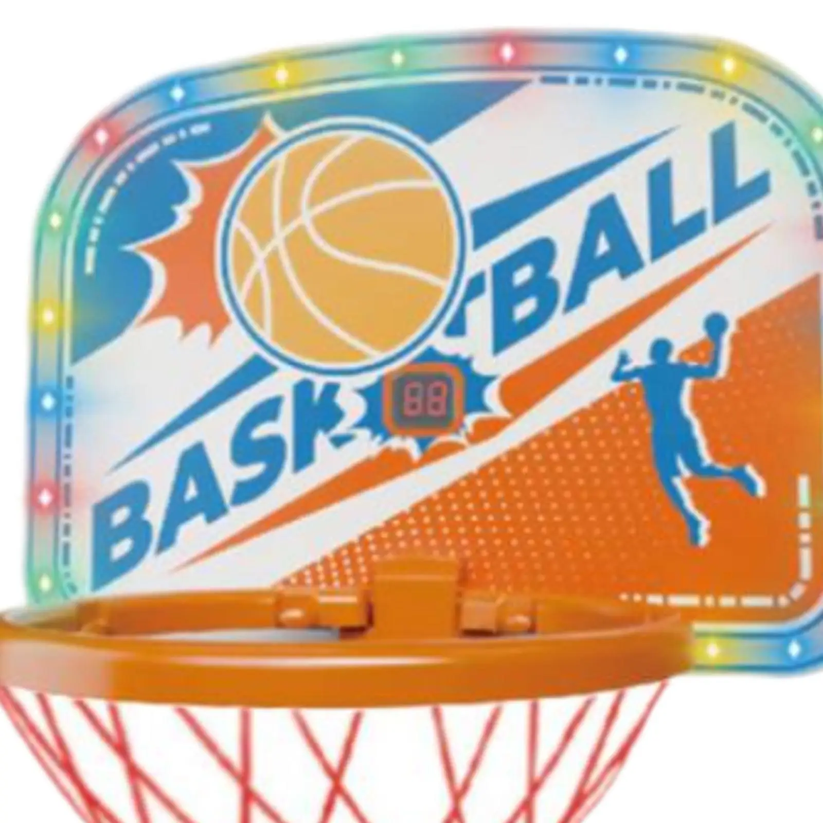 バスケットボールフープセット ミニバスケットボールフープおもちゃ 軽量 男の子用 ポータブル