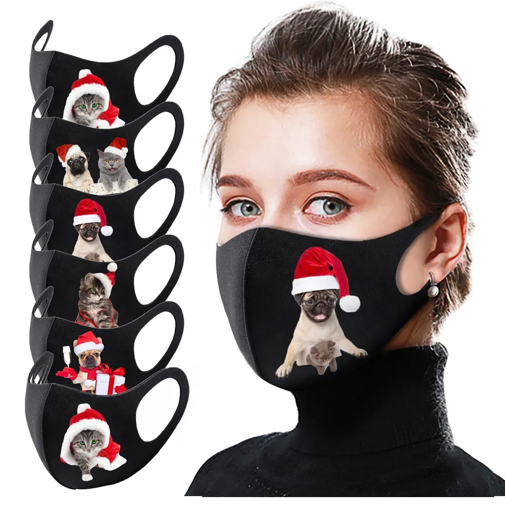 Adult Washable And Reusable Masks Cute Printed Mask For Comfortable Outdoor Sports Pressure-Free Masks For Long-Term Wear