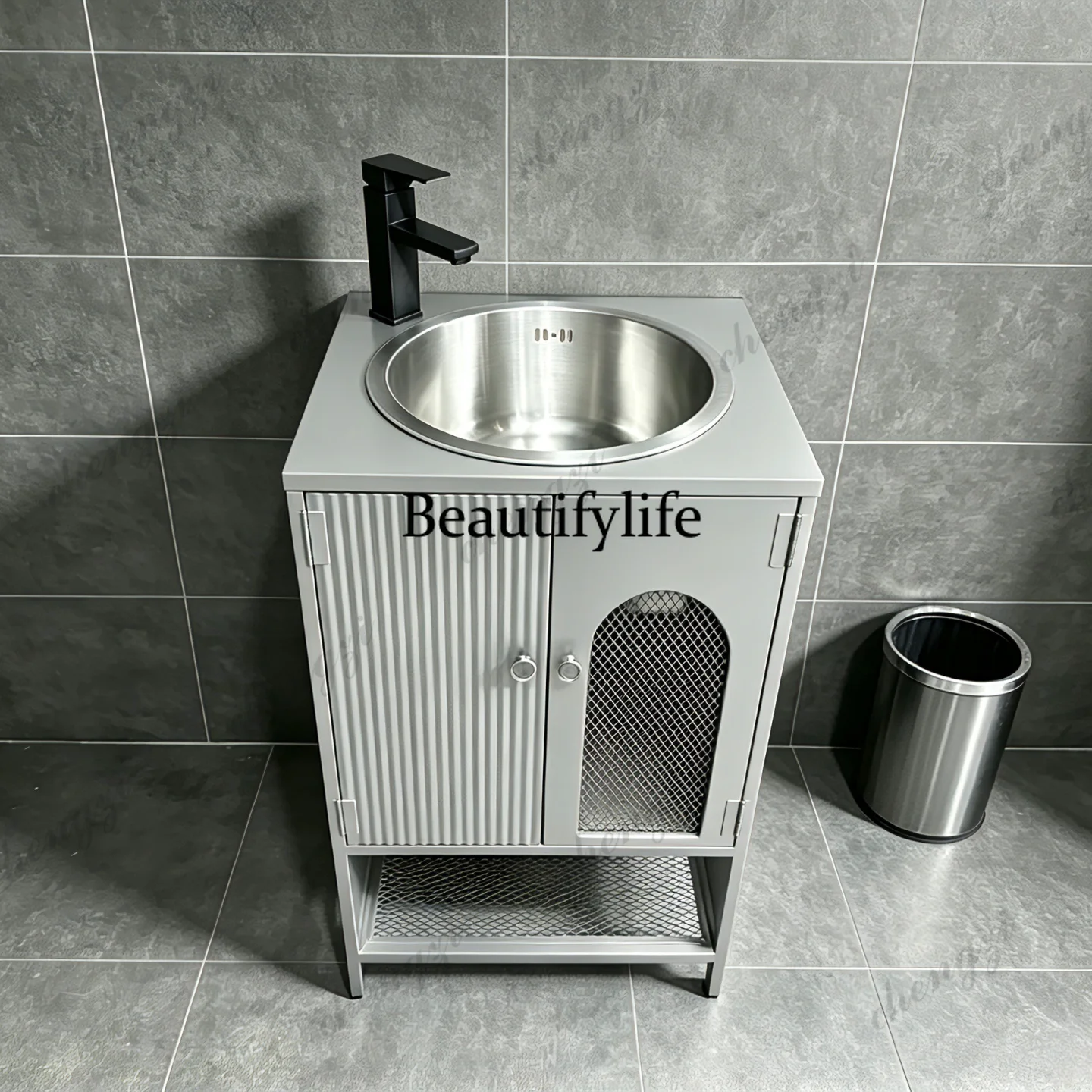 B & B industrial wind wash basin bar retro wash basin washbasin bathroom floor creativity