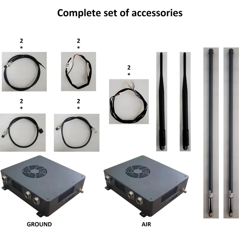 FPV Drone Controle Remoto Sistema de Banda Larga, Video Link, Transmissão de Dados, Wireless, Freqüência, Hopping, Receber Múltiplas Portas de Rede