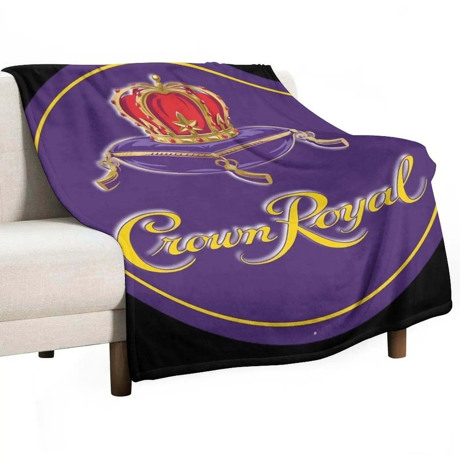 

hand made picture of a rhino<crown royal crownroyal> Throw Blanket Bed linens Decorative Beds Warm Blankets