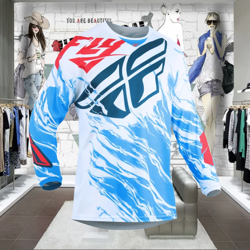 

Летняя и осенняя популярная велосипедная футболка с длинными рукавами и 3D-печатью, свободная, удобная и модная, новая модель 2025 года