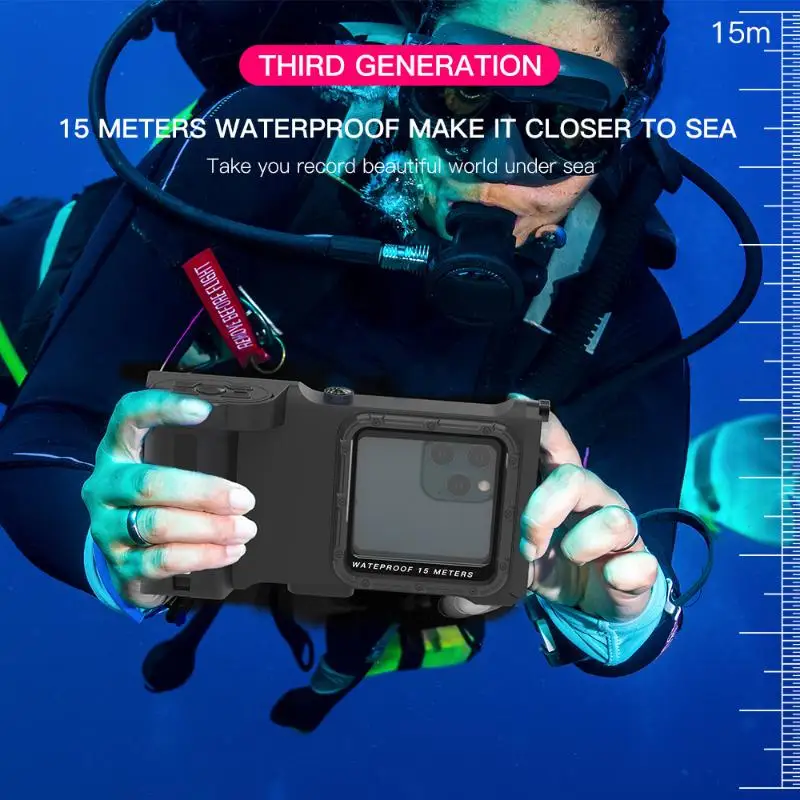 

Waterproof Phone Case Holsters & 15m Diving 50ft Swimming Premium Protective Housing & Lanyard For Phone For Samsung 6.8" Phone