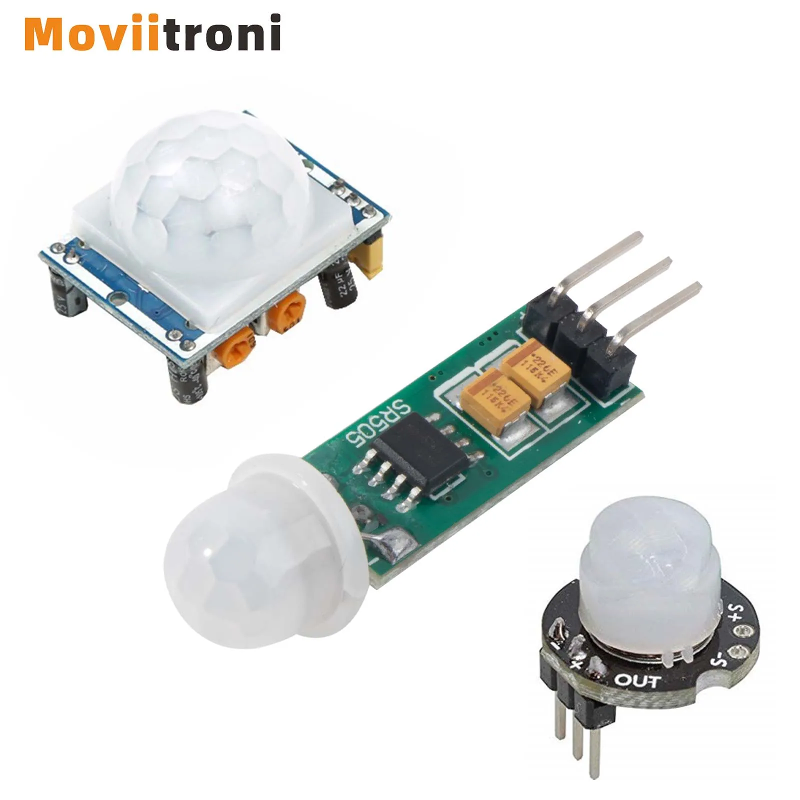 IR Pyroelectric Infrared Module Adjust HC-SR501 SR505 SR602 Human  Sensing Electronic Mini PIR Motion Sensor Detector