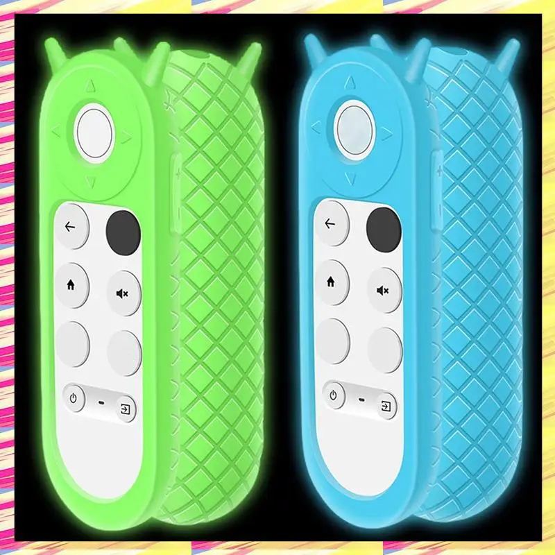 Abjj capa de silicone para google chromecast 2020 controle remoto antiderrapante caso de controle remoto d durável fácil de usar