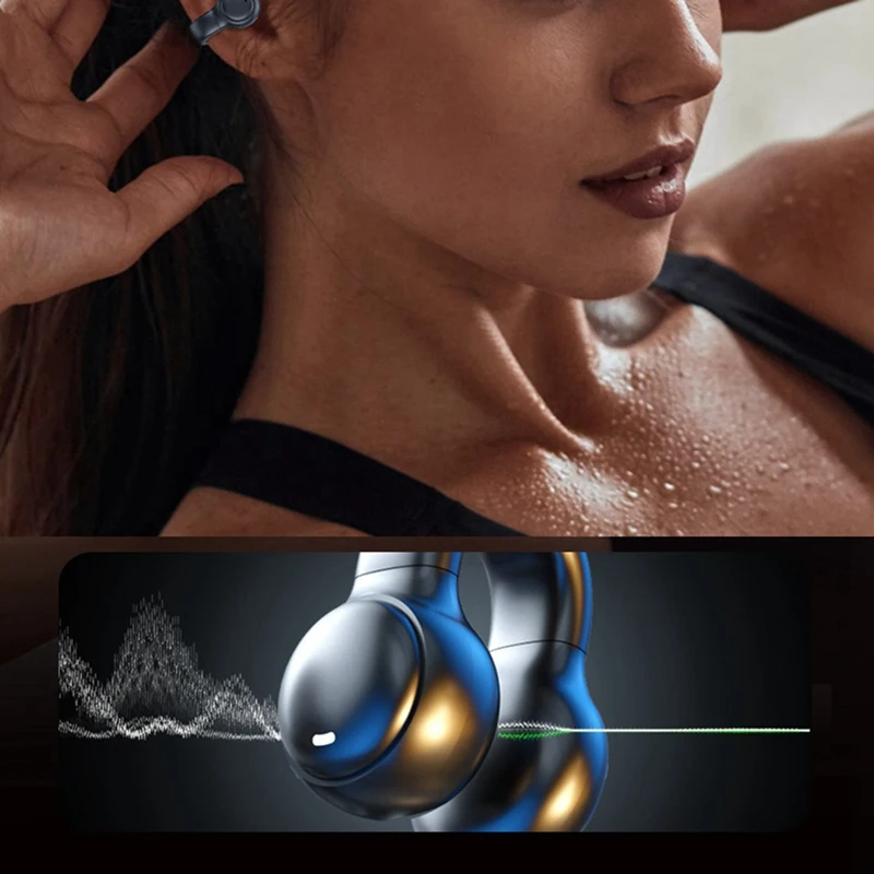Auriculares inalámbricos de conducción ósea de alta calidad Auriculares deportivos para juegos con reducción de ruido Bluetooth