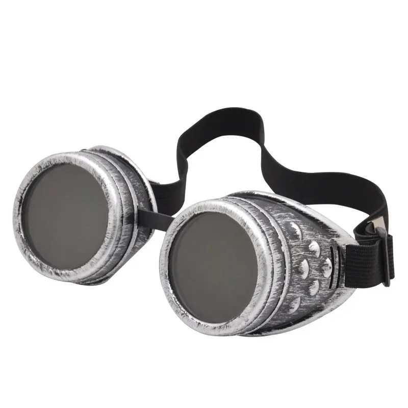Vintage Steampunk Brille Heavy Metal Fahrerbrille Eclipse Linsen Erwachsene Gothic Stil Helme Cosplay Halloween Dekorationen – Detail 5