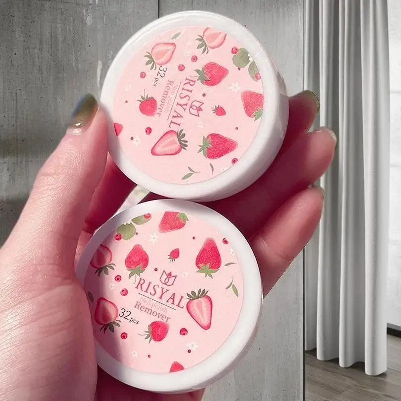 32 قطعة/صندوق لوازم إزالة الأظافر القابل للتصرف الطبيعية الآمنة طلاء الأظافر إزالة الصمغ منشفة مسمار قطعة أدوات مانيكير