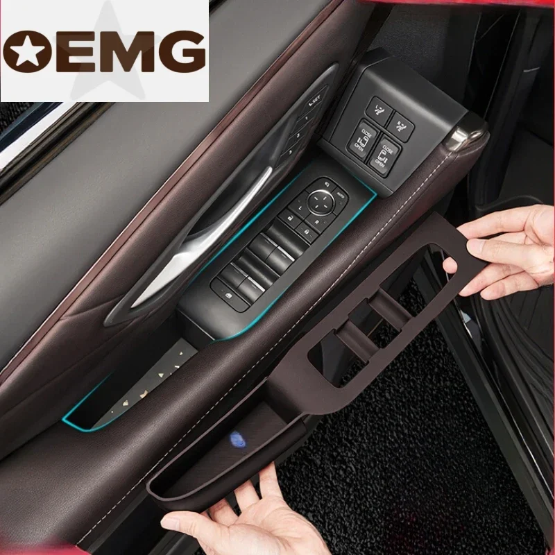

For Toyota Alphard 40 Series Car Window Glass Lifting Panel Silicone Pad Car Door Armrest Storage Box Interior Accessories LHD