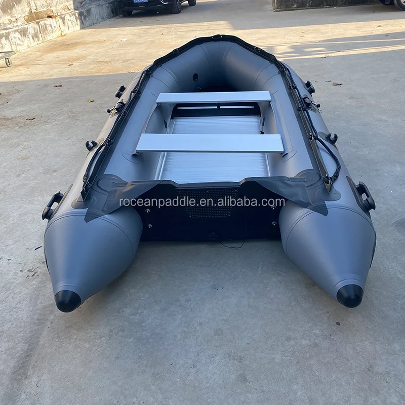 قارب قابل للنفخ من مادة PVC قابل للطي بطول 3.8 م 12.5 قدمًا