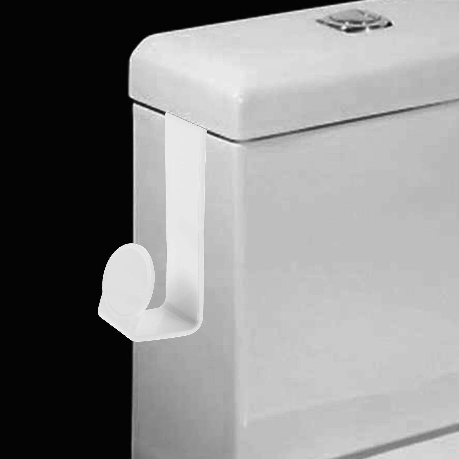 

2pcs Z-shaped for Toilet Tank Potty Hook Bathroom Home Organizing Space Saver Potty Hook Plastic Storage Solution