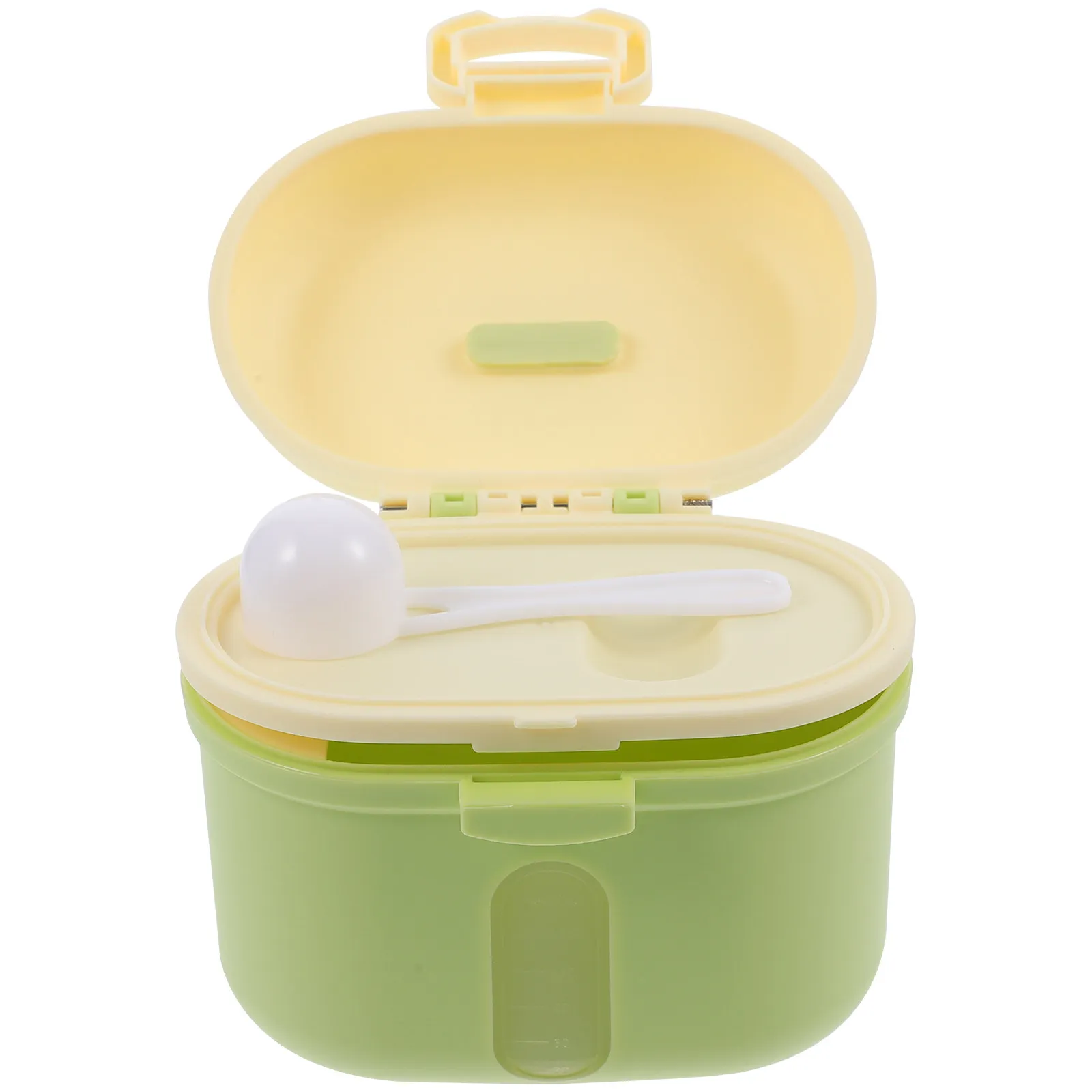 

Portable Baby Formula Container with Scoop Double-Layer Leak-Proof Milk Powder Storage Box for Travel Outdoor Use Formula