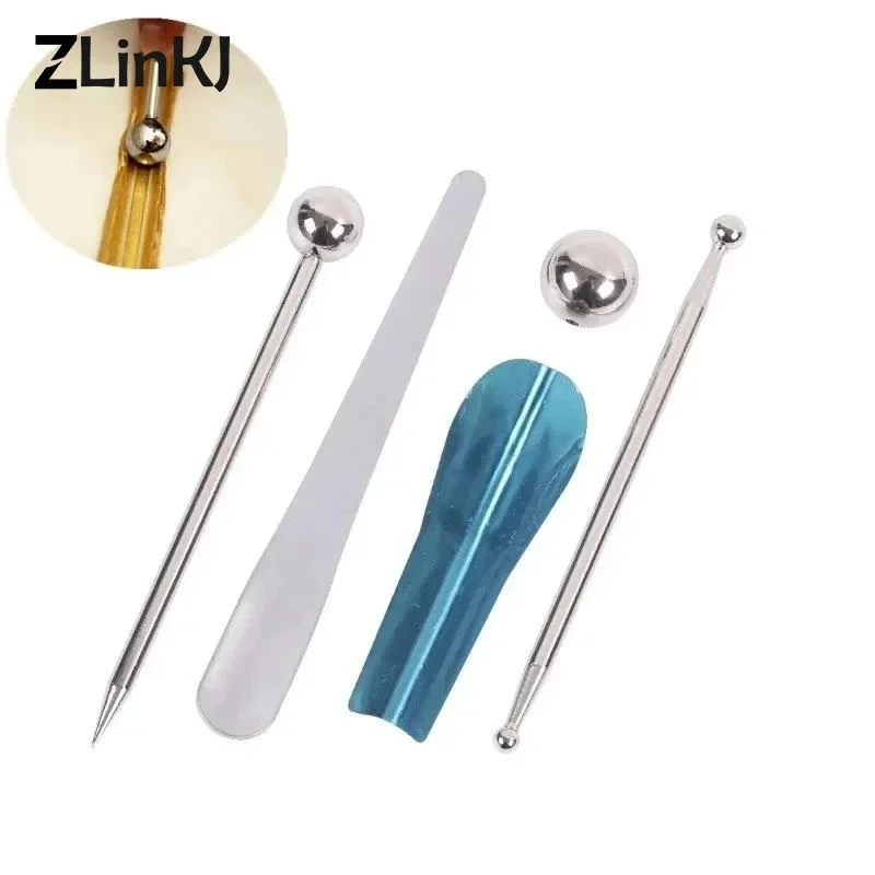 5 in 1 Grout Removal Tool Set Ceramic Tile Gap Repair Beauty Seam Press Ball Stick Floor Wall Corner Scraper Knife
