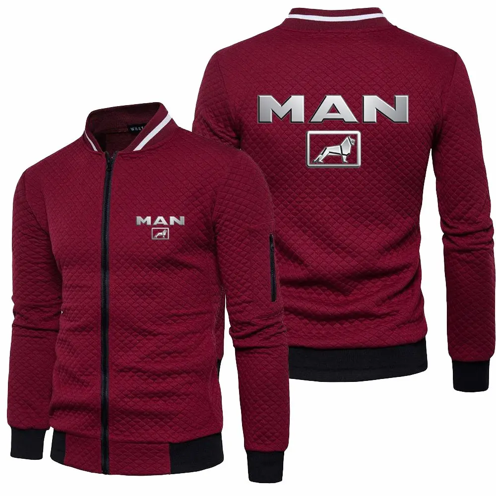 2023 New Mens MAN Truck Jacket primavera autunno manica lunga Fashion Sportswear Casual Zipper Hoody felpe maschili