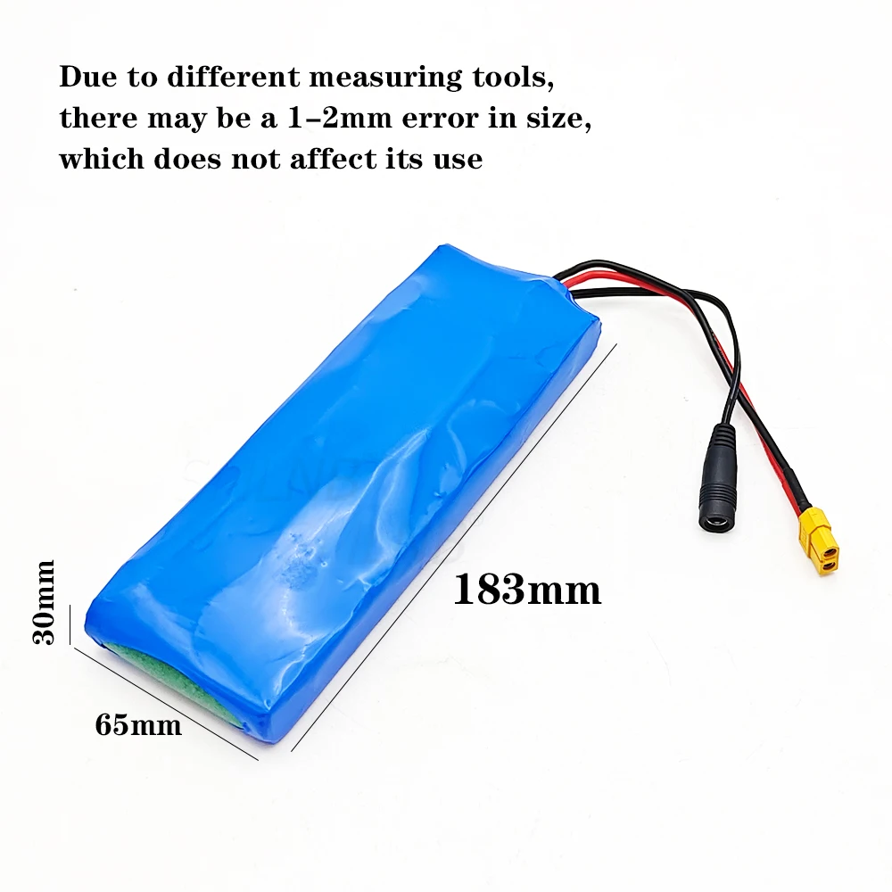 10S1P high-capacity 36V 6800mAh battery pack 18650 rechargeable lithium-ion battery electric vehicle motorcycle 20A BMS 500W