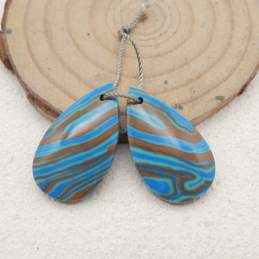 

Rainbow Jasper Pear shape Earrings Accessory Fashion Woman Beads Stones Jewelry