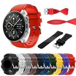 Bracelet en silicone pour OPPO Watch 4 Pro X Realme Watch S, bracelet de montre intelligente pour OnePlus Watch 2, accessoires de bracelet de sport, 22mm, 46mm