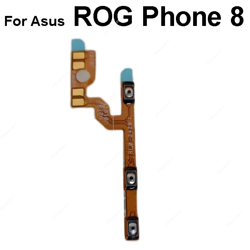 Power Volume Flex Cable For ASUS ROG Phone 8 ROG 8 Pro Charging Dock Socket LCD Flex Camera Flex Ribbon Replacement Parts