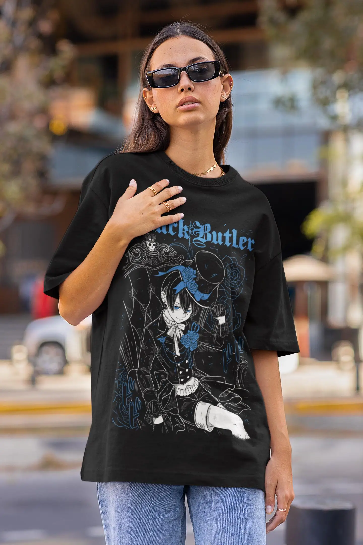 Black Butler Shirt, Sebastian T-Shirt, Kuroshitsuji, Toboso Yana Unisex T-Shirt - view 4