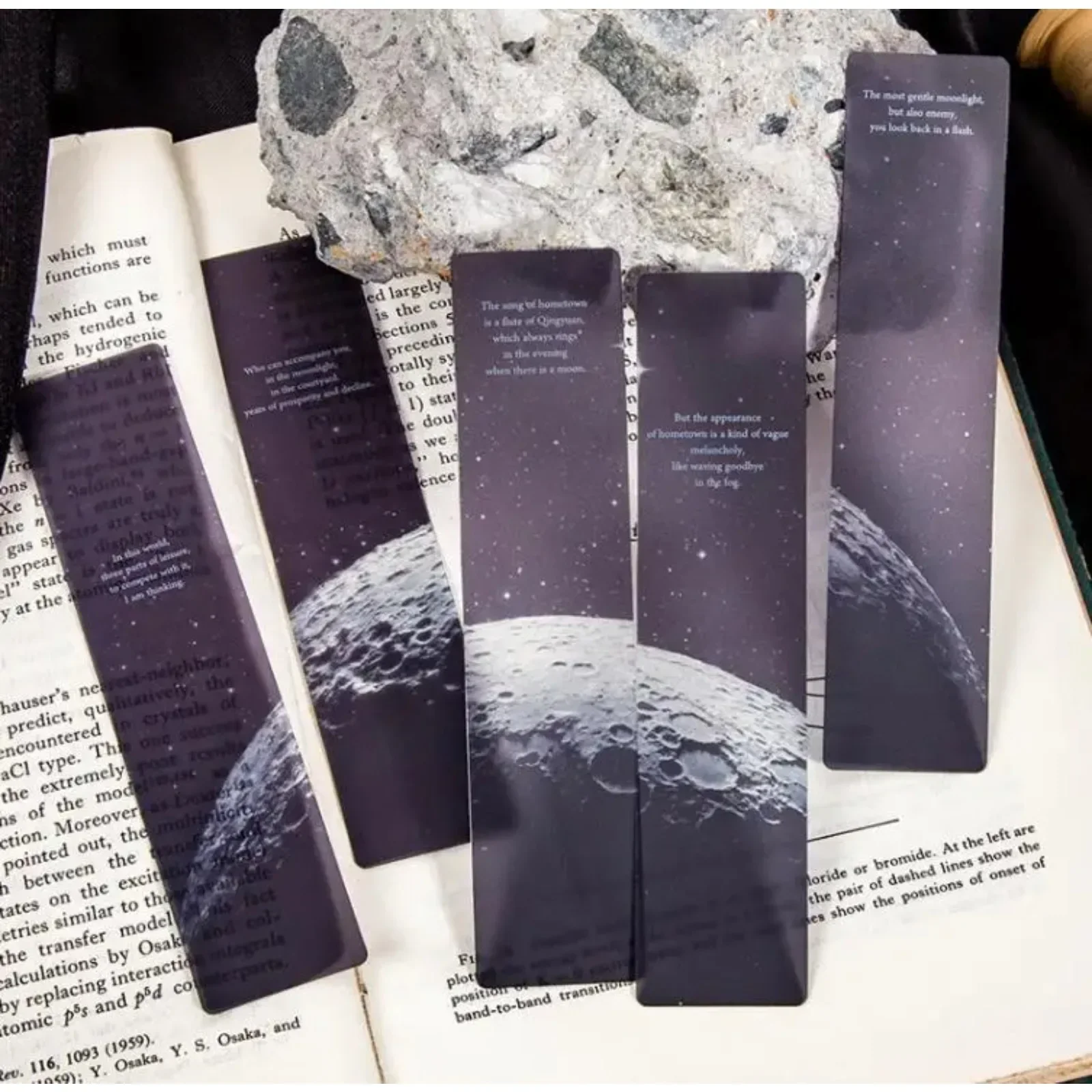 5pc/pack Roaming The Universe Bookmark Reading PVC Bookmarks Creative Book Page Marker Stationery Supplies