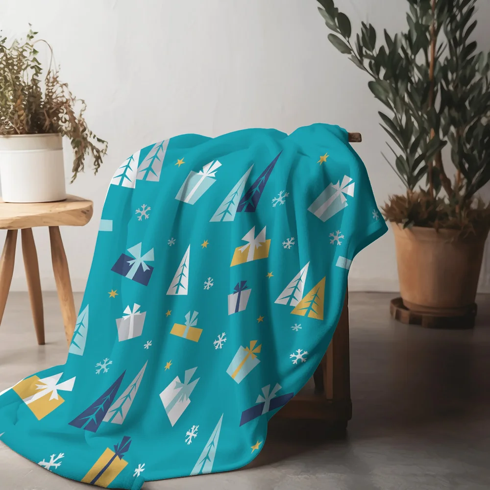 

Уютное одеяло Tu, мягкое фланелевое теплое пушистое одеяло, домашний декор, постельное белье для гостиной, общежития, подарок, праздничный сезон