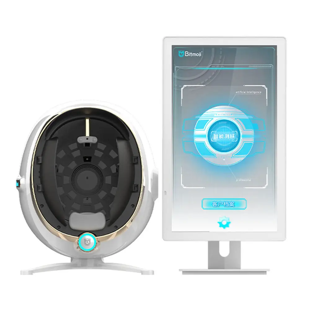 แบบพกพาการทดสอบผิวเครื่องสแกนเนอร์ 3D Face กล้อง Magic Mirror เครื่องวิเคราะห์ผิว Facial Care Analyzer 2024