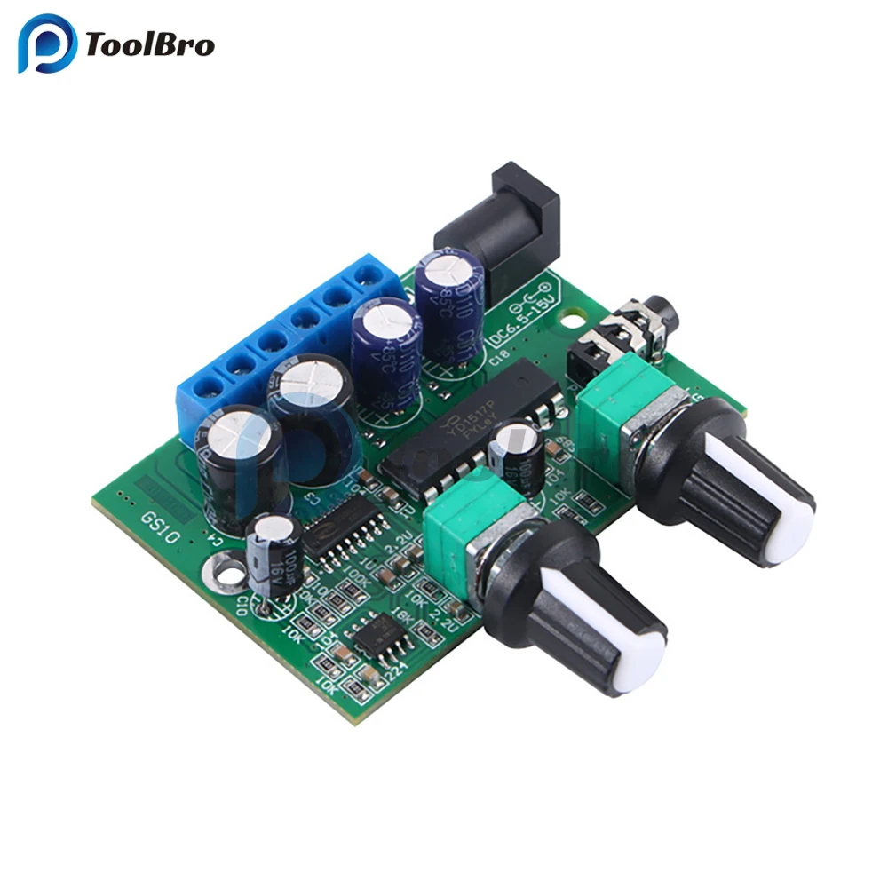 Imagem -02 - Placa Amplificadora de Potência Hifi Classe d 2.1 Canais 25w Mais 6w Mais 6w dc 6.515v Amplificador de Som Controle de Volume para Altifalante Subwoofer Home Theater