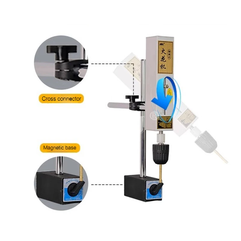 Imagem -04 - Portátil Spark Cutting Tap Machine Alta Obrigatório Máquina Edm Thread Tap Remoção Tap Breaking Machine 220v 500w Edm500c