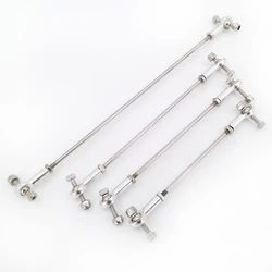 1PC M2 1.7mm Push Rod Adjustable Tie Rods Ball Head Joint Stainless Steel Linkage for RC Truck Climbing Car Helicopter Boat