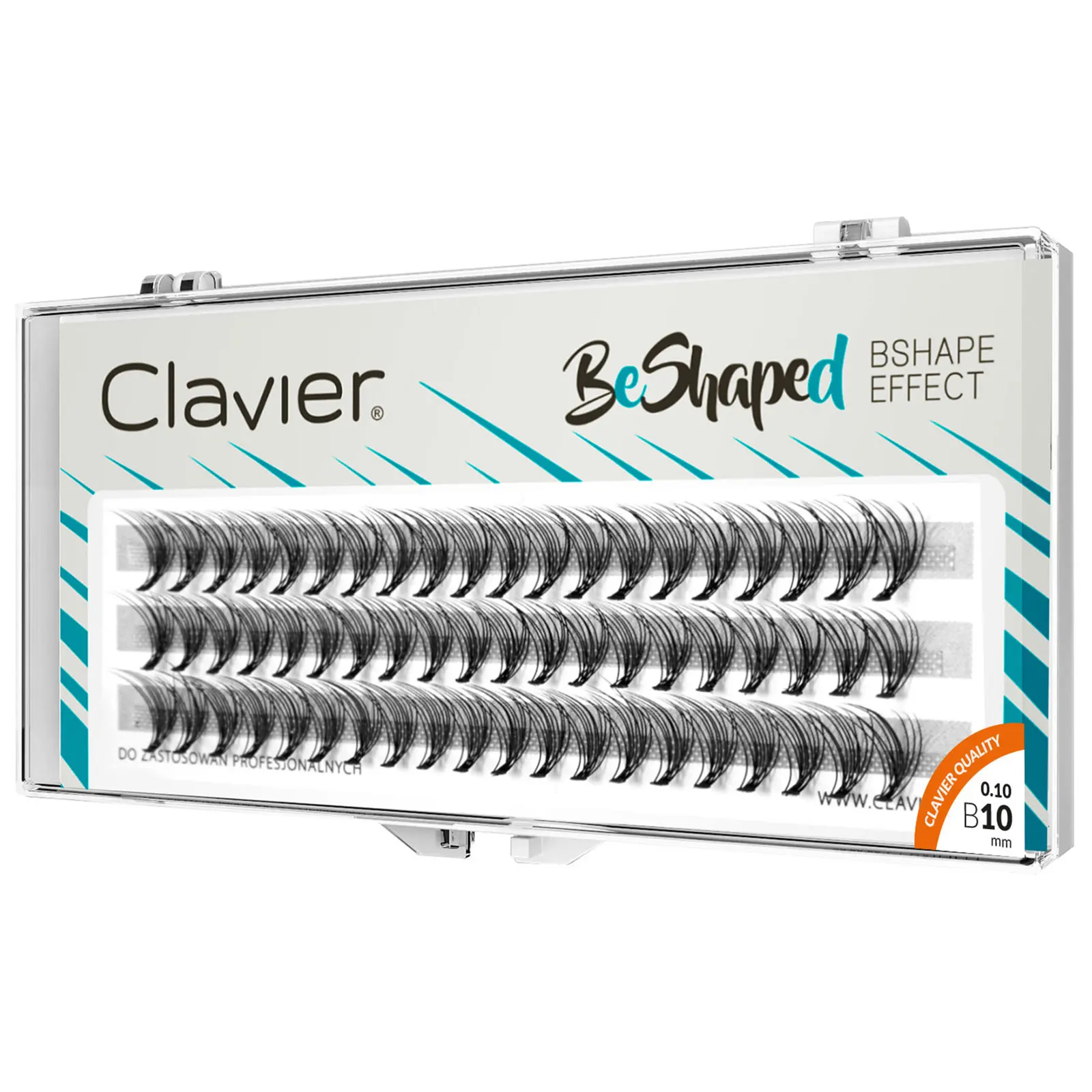 Clavier Fächerförmige Wimpern Außergewöhnliche natürliche Tuft Lash 10D Individuelle Cluster-Wimpernverlängerung Professionelles Make-up Zilien – Detail 6