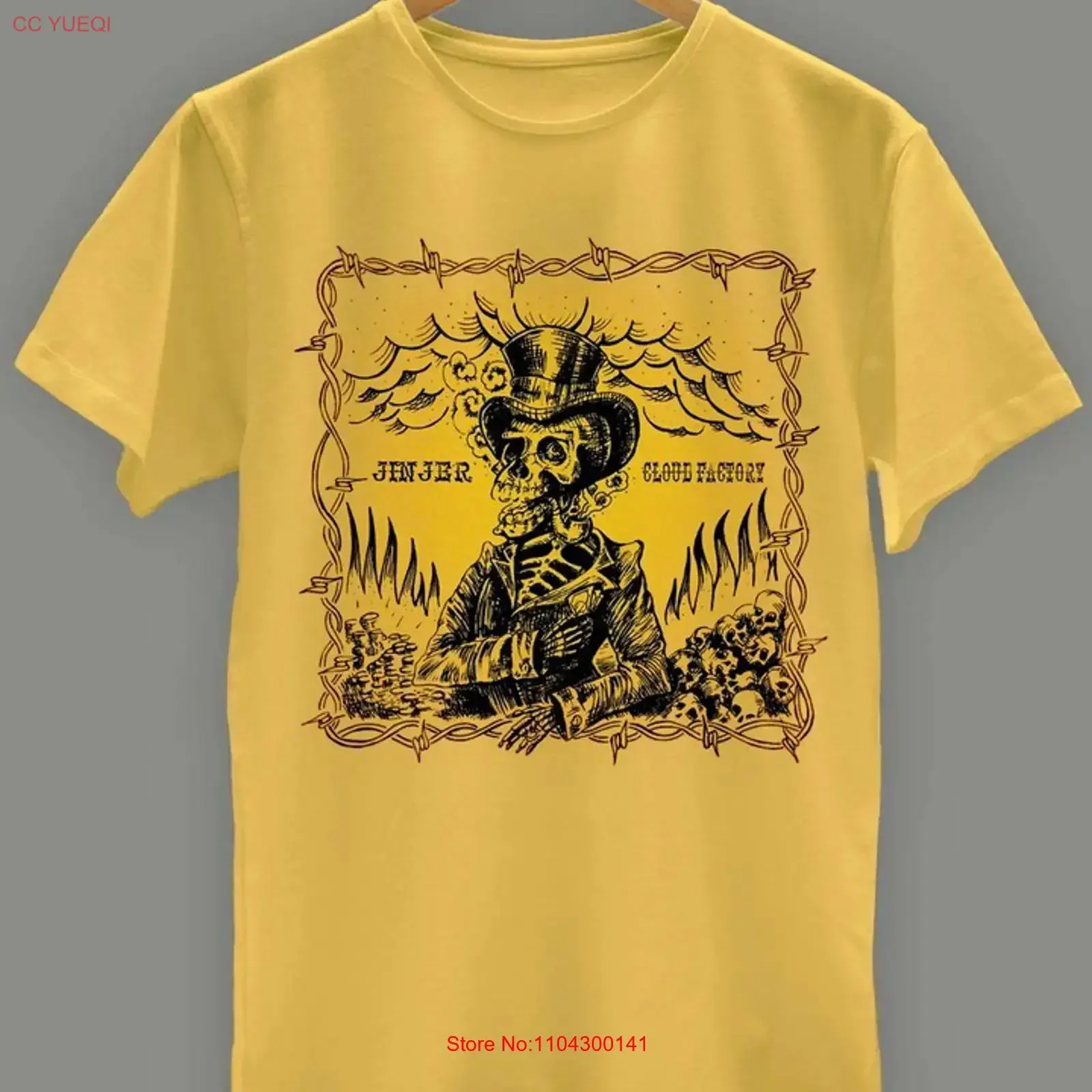 Jinjer Cloud Factory Album Band  S to 5XL T shirt S4940 vintage Washed Slightly designer clothes streetwear Casual Stretched