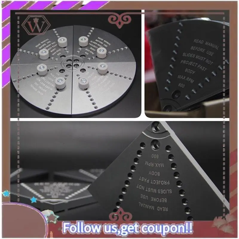 

A57E-Woodworking Cart Rotary Wood Screw Clamping Jig Centrifugal Flat Jaw Bottom Repair Tools B