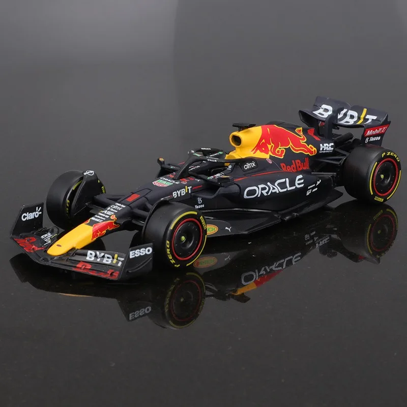 Bburago 1:43 2022 Oracle Red Bull RB18 Raing Winner Abu Dhabi Grand Prix Max Verstappen Formula Car Static Diecast Alloy Model