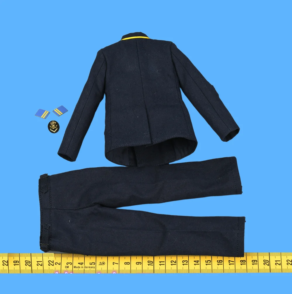 1/6 DID D80153 Sailor Boat Puppe Action Kleid Uniform Mantel Hose Mit Medaillen Nicht Echt Für 12 "DAM DID körper Puppe Figur DIY