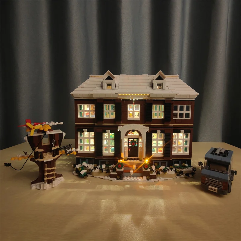 LEDライトキット ホームアローンハウスに最適 21330 アイデア 組み立てブロック 装飾ランプ (モデルブロックは含まれません)