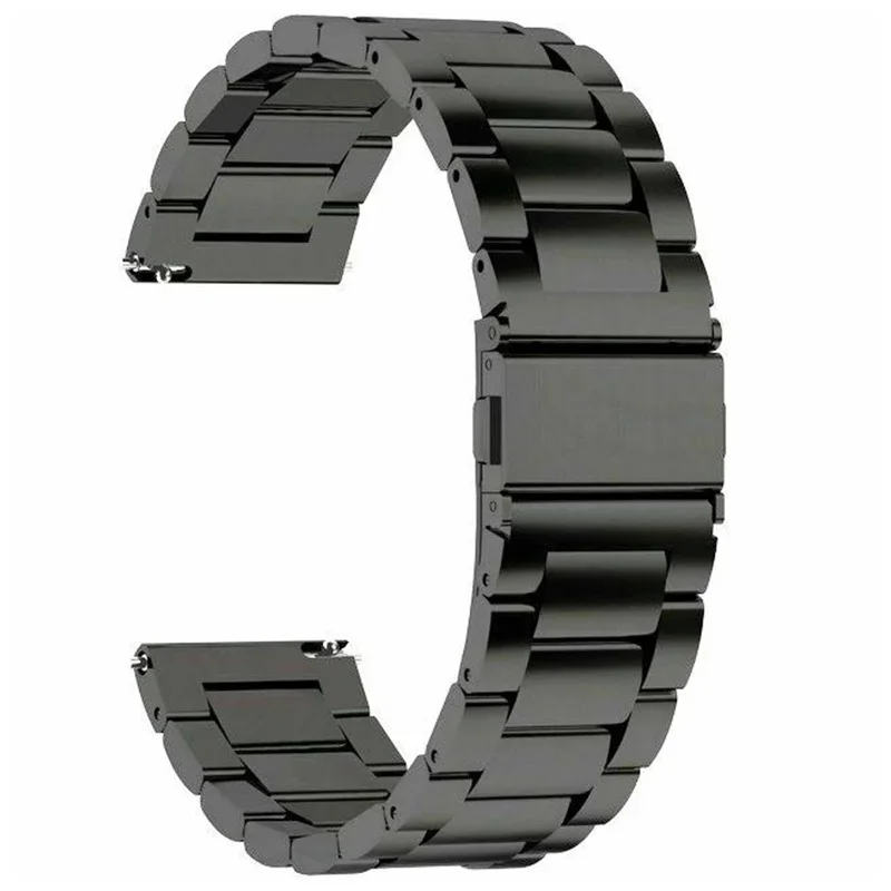 Stalen horlogeband 18 mm 20 mm 22 mm horlogeband Fitbit-band / roestvrij horloge metalen band Quick Release vervanging voor Samsung Fossi