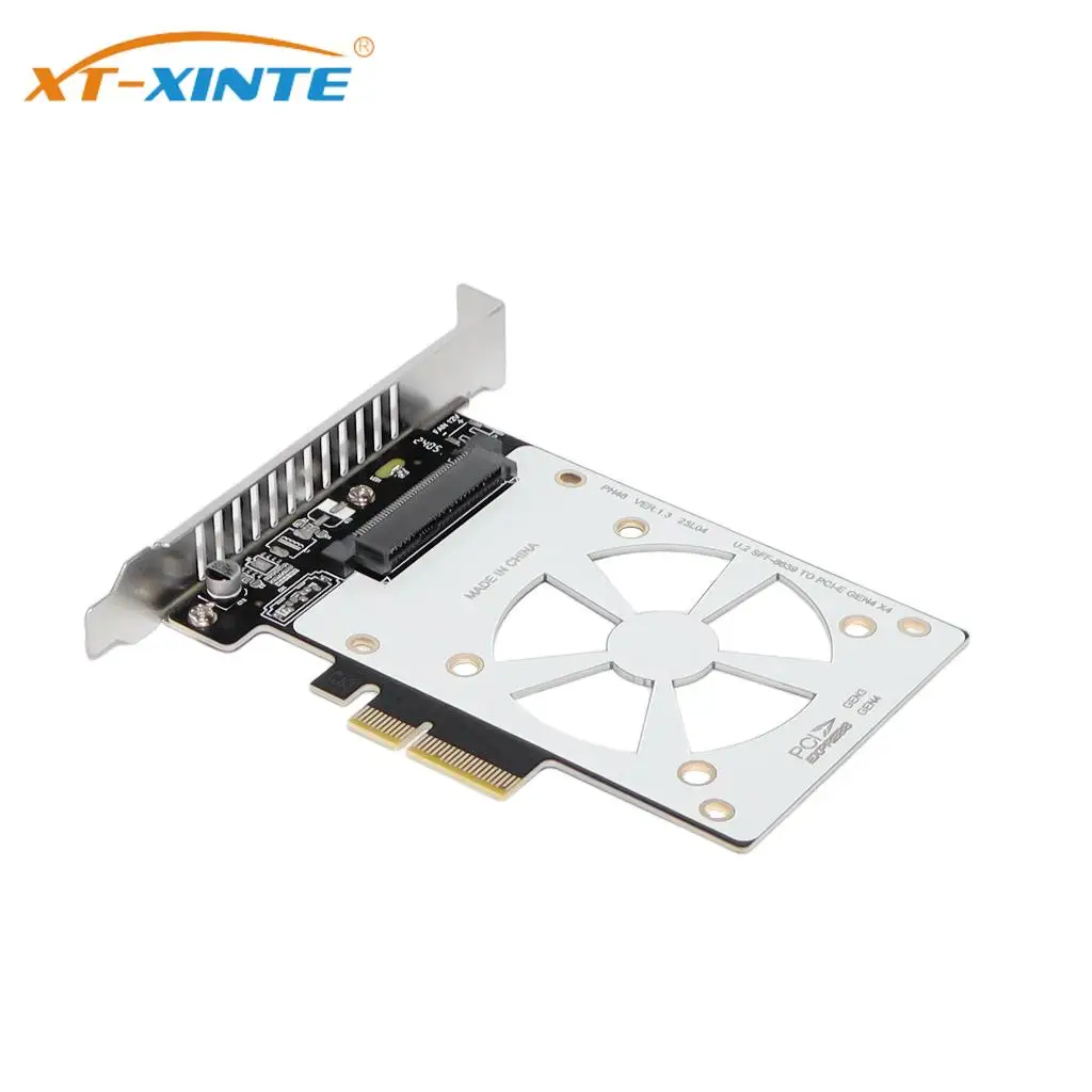 

U.2 SSD SFF-8639 to PCI-e X4 Expansion Adapter Card for NVME SSD Riser Card PCI Express X4 X8 X16 Gen4 64Gpbs for PC Desktop