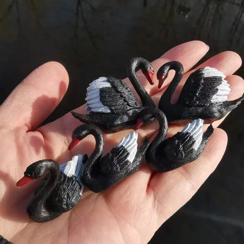 الجنية حديقة غنوم ، أوزة سوان ، بيت الدمية ، مصغرة ، الجنية ، تررم ديكور ، الحرف اليدوية ، diy بها بنفسك اللوازم ، جديد ، 5 قطعة #6