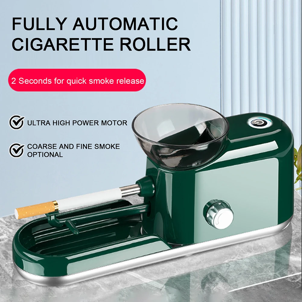 Portable Electric Cigarette-Roller Effortless Automatic Cigarette-Making Device Manual Mini Cigarette-Puller for Home